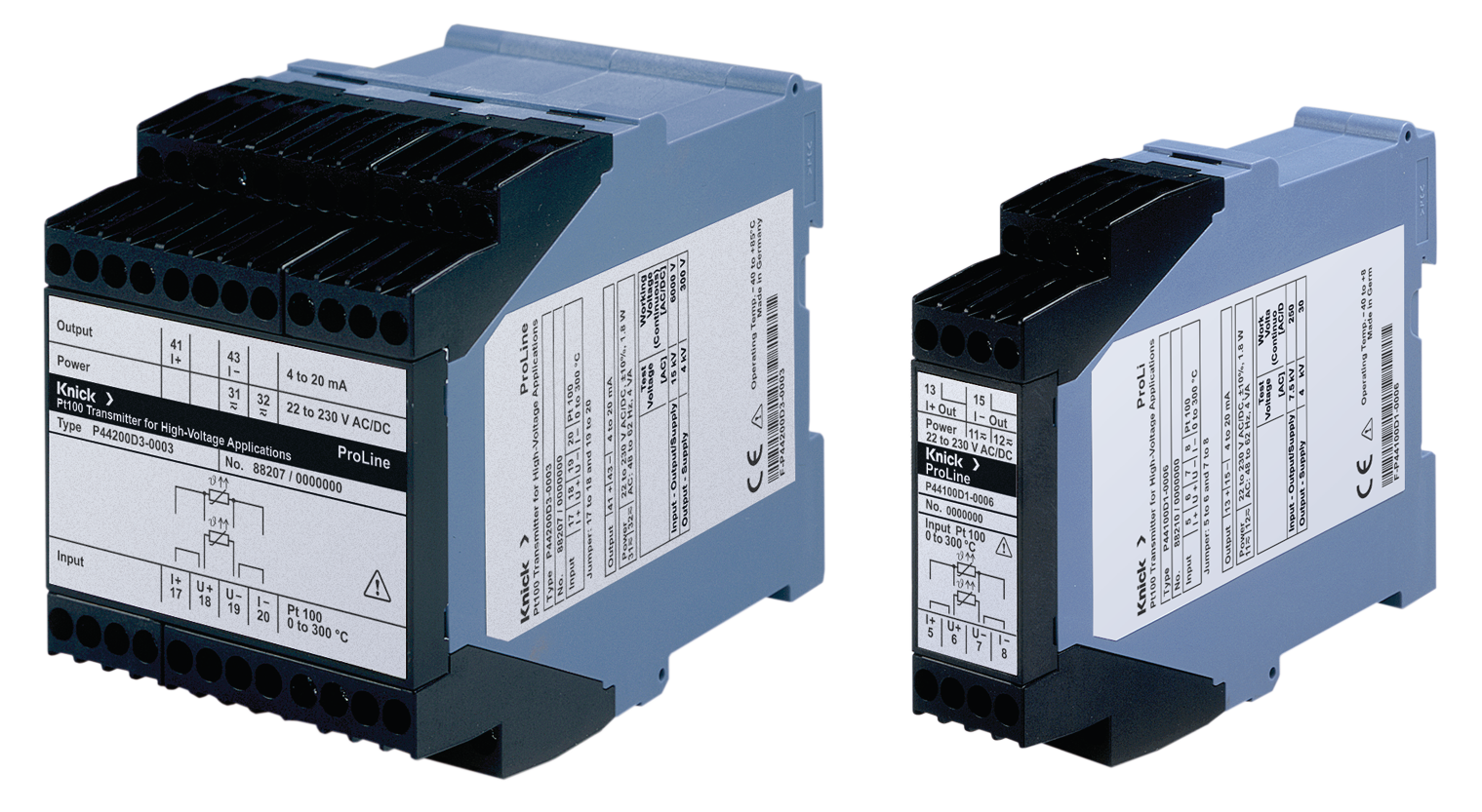 P44000 Temperatur-Messumformer | Eingang Pt100-Widerstandsthermometer (RTD) | Hohe Isolierung bis 6600V