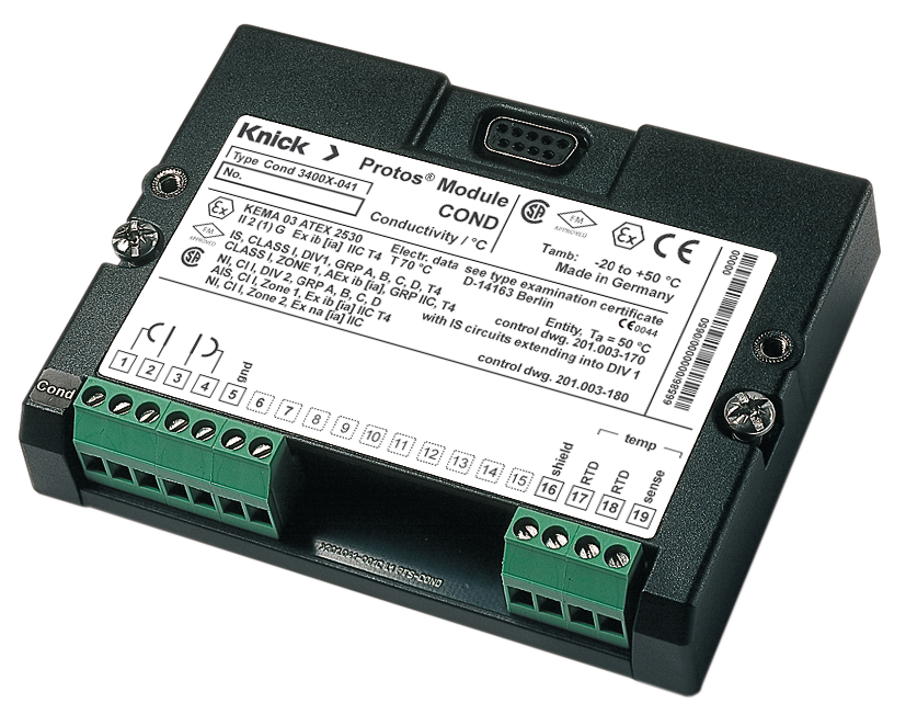 COND 3400-041 Leitfähigkeitsmessmodul | Für Protos | Analoge 2- oder 4-Elektroden-Sensoren