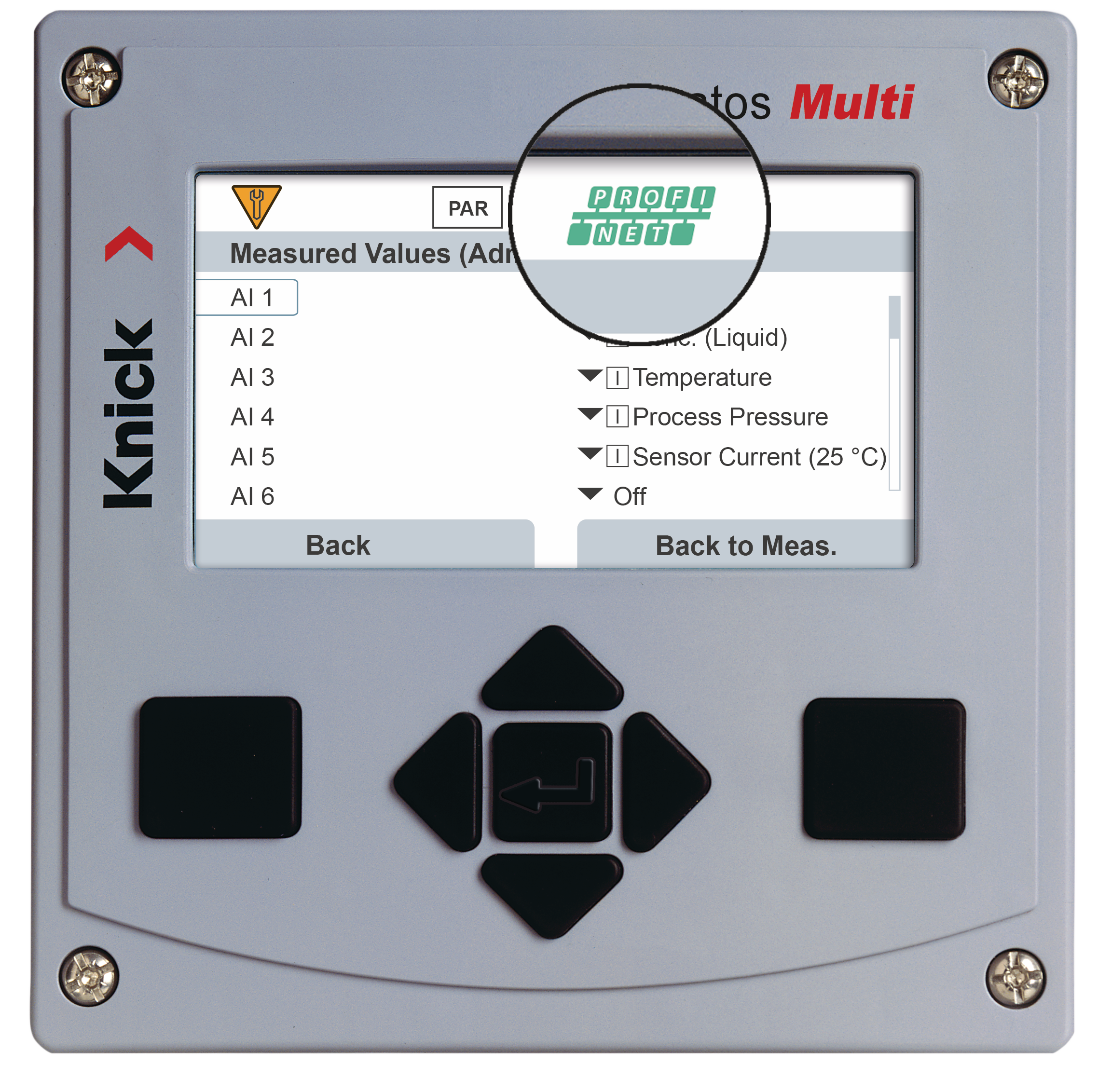 Stratos Multi E401N Multiparameter-Messgerät | Memosens/Analoge Sensoren | 1-Kanal | PROFINET | 2x 4…20 mA Ausgänge
